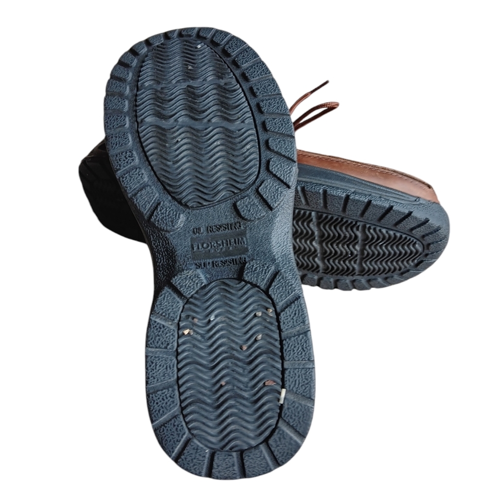 😊FLORSHEIM UNISEX MEN'S SIZE 8 WOMEN'S SIZE 10 SLIP RESISTANT COMPOSITE TOE SHOE - Picture 4 of 7